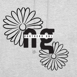 NORTHERN GAL Gerbera Hoodie - Grey image 1