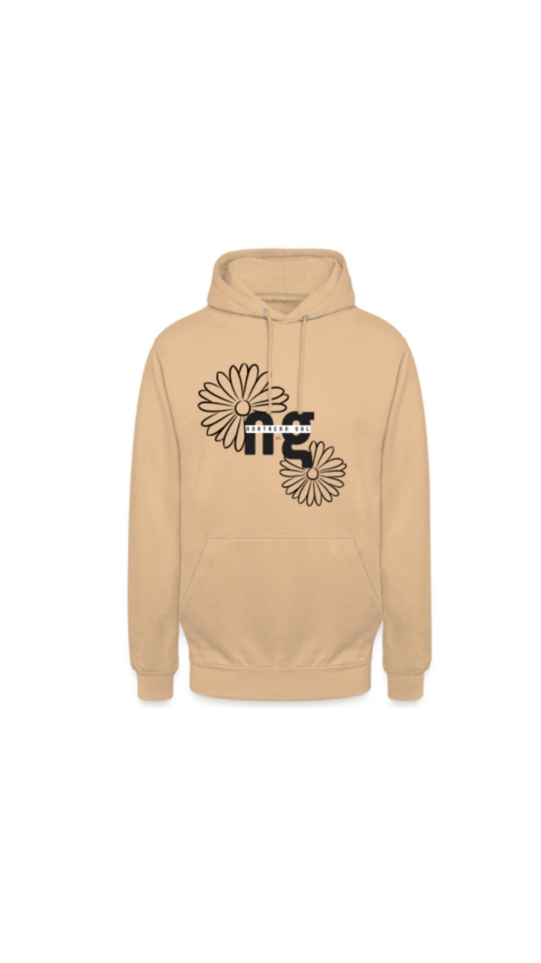 NORTHERN GAL Gerbera Hoodie - Beige image 0